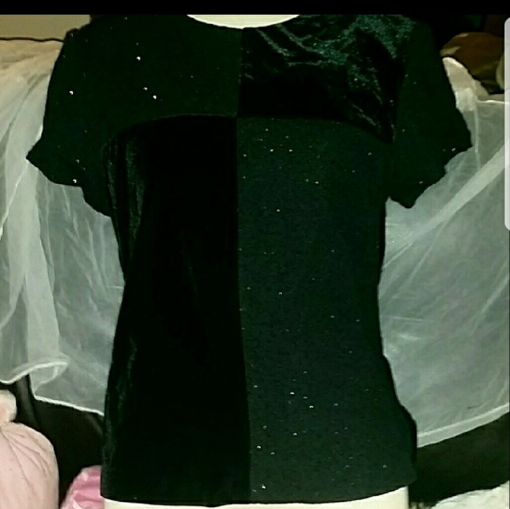 SZ 14 JESSICA HOWARD BLOCK GLITTERY TOP